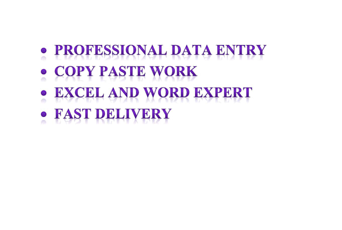 do data entry copy paste and typing